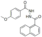 结构式 CAS# 83833-17-4, 2'-(4-甲氧基苯甲酰基)-1-萘甲酰肼