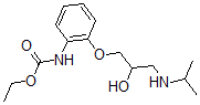 CAS#: 83855-47-4， (2-(2-Hydroxy-3-((1-Methylethyl)Amino)Propoxy)Phenyl)-Carbamic Acid Ethyl ester