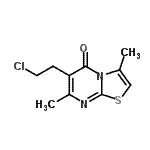 CAS#: 83863-77-8， 6-(2-Chloroethyl)-3,7-dimethyl-5H-[1,3]thiazolo[3,2-a]pyrimidin-5-one