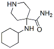 structure of CAS# 83877-87-6, 4-(Cyclohexylamino)Piperidine-4-Carboxamide;4-(Cyclohexylamino)-4-Piperidinecarboxamide;4-(Cyclohexylamino)Isonipecotamide