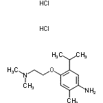CAS#: 83880-23-3， 4-[2-(Dimethylamino)ethoxy]-5-isopropyl-2-methylaniline dihydrochloride