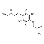 CAS#: 83929-75-3， 3,3'-[(2,3,5,6-Tetrabromo-1,4-phenylene)bis(oxy)]di(1,2-propanediol)