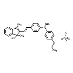 CAS#: 83949-65-9， 4-ethoxy-N-methyl-N-[4-[(E)-2-(1,3,3-trimethylindol-1-ium-2-yl)vinyl]phenyl]aniline phosphate