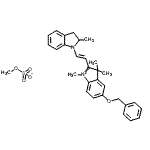 CAS#: 83949-84-2， 5-(Benzyloxy)-1,3,3-trimethyl-2-[(E)-2-(2-methyl-2,3-dihydro-1H-indol-1-yl)vinyl]-3H-indolium methyl sulfate