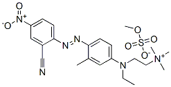 CAS#: 83968-94-9， [2-[[4-[(2-Cyano-4-Nitrophenyl)Azo]-3-Methylphenyl]Ethylamino]Ethyl]Trimethylammonium Methyl Sulphate