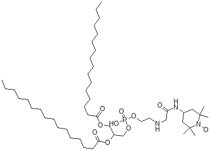 CAS#: 83993-19-5， Dipalmitoylglycerophospho-N-((N-(1-Oxyl-2,2,6,6-Tetramethyl-4-Piperidinyl)Carbamoyl)Methyl)Ethanolamine