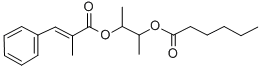CAS#: 84006-57-5， 1-Methyl-2-((2-Methyl-1-Oxo-3-Phenyl-2-Propenyl)Oxy)Propyl Hexanoate