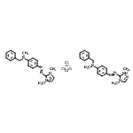 CAS 登录号：84012-52-2， 二[5-({4-[苄基(甲基)氨基]苯基}偶氮)-1,4-二甲基-4,5-二氢-1H-1,2,4-三唑-1-鎓]四氯锌酸盐(2-)