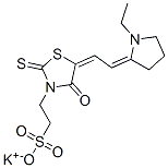 CAS#: 84100-34-5， Potassium 5-[(1-Ethylpyrrolidin-2-Ylidene)Ethylidene]-4-Oxo-2-Thioxothiazolidin-3-Ethanesulphonate