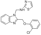 CAS#: 84138-32-9， 2-((O-Chlorophenoxy)Methyl)-1-((2-Thiazolylamino)Methyl )-Benzimidazole