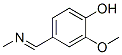 CAS#: 84145-54-0， 2-Methoxy-4-[(Methylimino)Methyl]Phenol