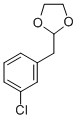 structure of CAS# 842123-93-7, 1-Chloro-3-(1,3-Dioxolan-2-Ylmethyl)Benzene;1-CHLORO-3-(1,3-DIOXOLAN-2-YLMETHYL)BENZENE;CHLORO-3-(1,3-DIOXOLAN-2-YLMETHYL)BENZENE