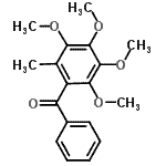 CAS#: 842162-25-8， Phenyl(2,3,4,5-tetramethoxy-6-methylphenyl)methanone
