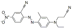 CAS#: 84255-17-4， 2-[[4-[(2-Cyanoethyl)Ethylamino]-o-Tolyl]Azo]-5-Nitrobenzonitrile