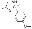 CAS#: 84260-39-9， 2,5-Dimethyl-2-(4-Methoxyphenyl)-1-Thia-3-Aza-2-Silacyclopentane