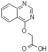结构式 CAS# 842959-64-2, (4-喹唑啉基氧基)乙酸