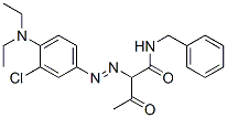 CAS 登录号：84341-97-9， N-苄基-2-[[3-氯-4-(二乙基氨基)苯基]偶氮]-3-氧代丁酰胺