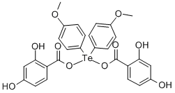 CAS#: 84438-49-3， Bis(4-Methoxyphenyl)Di-beta-Resorcylatotellurium