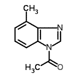 CAS#: 84445-81-8， 1-(4-Methyl-1H-benzimidazol-1-yl)ethanone