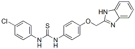CAS#: 84483-97-6， 3-[4-(1H-Benzoimidazol-2-Ylmethoxy)Phenyl]-1-(4-Chlorophenyl)Thiourea