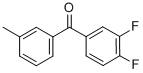 structure of CAS# 844885-38-7, 3,4'-Difluoro-3'-Methylbenzophenone;(3,4-DIFLUOROPHENYL)(3-METHYLPHENYL)METHANONE;3,4'-DIFLUORO-3'-METHYLBENZOPHENONE
