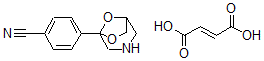 CAS 登录号：84509-14-8， 4-(6,8-二氧杂-3-氮杂双环(3.2.1)辛-5-基)苯甲腈 (Z)-2-丁烯二酸盐 (1:1)