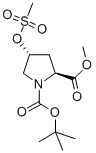 structure of CAS# 84520-67-2, (2S,4R)-Boc-gamma-Mso-Proline Methyl Ester