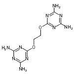CAS#: 84522-04-3， 6,6'-[1,2-Ethanediylbis(oxy)]bis(1,3,5-triazine-2,4-diamine)