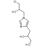 CAS#: 84540-71-6， 3-[1-(3-Chloro-2-hydroxypropyl)-1H-imidazol-4-yl]-1,2-propanediol