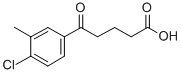 structure of CAS# 845790-51-4, 5-(4-Chloro-3-Methylphenyl)-5-Oxovaleric Acid;5-(4-CHLORO-3-METHYLPHENYL)-5-OXOVALERIC ACID