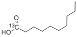 structure of CAS# 84600-66-8, Capric Acid-1-13C
