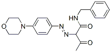 CAS 登录号：84604-34-2， N-(苄基)-2-[[4-(吗啉基)苯基]偶氮]-3-氧代丁酰胺