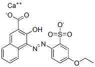 CAS 登录号：84696-58-2， 4-[(4-乙氧基-2-磺酸基苯基)偶氮]-3-羟基-2-萘甲酸钙
