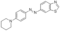 CAS#: 84713-38-2， 6-(4-N-Piperidinylphenyl)Azobenzothiazole