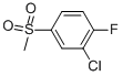 structure of CAS# 847148-17-8, 2-Chloro-1-Fluoro-4-Methylsulfonylbenzene