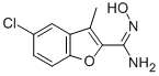 CAS 登录号：84748-03-8， 5-氯-N-羟基-3-甲基-2-苯并呋喃甲脒