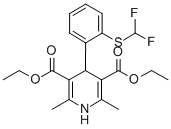 CAS#: 84761-73-9， 2,6-Dimethyl-3,5-Diethoxycarbonyl-4-(2-(Difluoromethylthio)Phenyl)-1,4 -Dihydropyridine