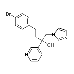 CAS#: 847670-72-8， (3E)-4-(4-Bromophenyl)-1-(1H-imidazol-1-yl)-2-(3-pyridinyl)-3-buten-2-ol