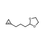 CAS#: 847862-60-6， 2-[3-(1-Cyclopropen-1-yl)propyl]-1,3-dioxolane