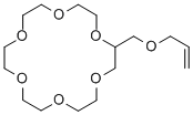 结构式 CAS# 84812-04-4, 2-(烯丙基氧基甲基)-18-冠醚-6