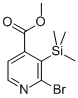 structure of CAS# 848243-28-7, 2-Bromo-3-Trimethylsilanyl-Isonicotinic Acid Methyl Ester;2-BROMO-3-TRIMETHYLSILANYL-ISONICOTINIC ACID METHYL ESTER