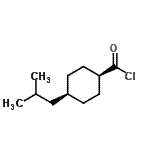 CAS#: 84855-55-0， cis-4-Isobutylcyclohexanecarbonyl chloride