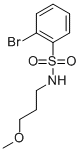 structure of CAS# 848906-56-9, 2-Bromo-N-(3-Methoxypropyl)Benzenesulphonamide;2-Bromo-N-(3-Methoxypropyl)Benzenesulphonamide;2-Bromo-N-(3-Methoxypropyl)Benzenesulfonamide