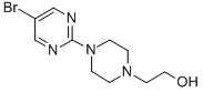 structure of CAS# 849021-42-7, 2-[4-(5-Bromopyrimidin-2-Yl)Piperazin-1-Yl]Ethanol;2-[4-(5-Bromopyrimidin-2-Yl)Piperazin-1-Yl]Ethan-1-Ol;2-[4-(5-BROMOPYRIMIDIN-2-YL)PIPERAZIN-1-YL]ETHANOL