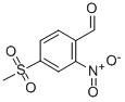 structure of CAS# 849035-66-1, 4-(Methylsulfonyl)-2-Nitrobenzaldehyde