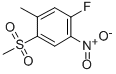 结构式 CAS# 849035-74-1, 1-氟-5-甲基-4-(甲基磺酰基)-2-硝基苯