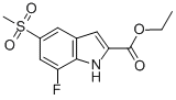 CAS#: 849035-83-2， Ethyl 7-Fluoro-5-(Methylsulfonyl)-1H-Indole-2-Carboxylate