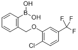 structure of CAS# 849062-11-9, B-[2-[[2-Chloro-5-(trifluoromethyl)phenoxy]methyl]phenyl]-Boronic acid