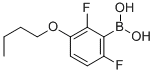 structure of CAS# 849062-15-3, 3-Butoxy-2,6-Difluorophenylboronic Acid