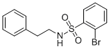 structure of CAS# 849141-69-1, N-Phenethyl 2-Bromobenzenesulphonamide;2-Bromo-N-(2-Phenylethyl)Benzenesulphonamide 97%;2-Bromo-N-(2-Phenylethyl)Benzenesulphonamide;N-Phenethyl 2-Bromobenzenesulphonamide